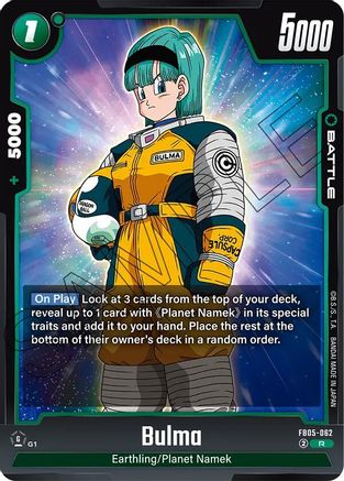 Bulma - FB05-062 (FB05-062) - New Adventure Holofoil