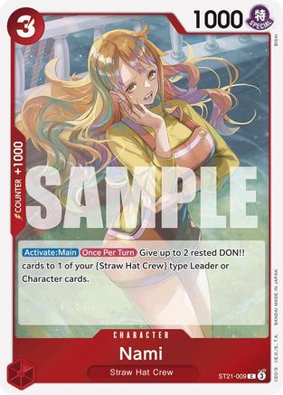 Nami (ST21-009) - Starter Deck EX: Gear 5 Foil