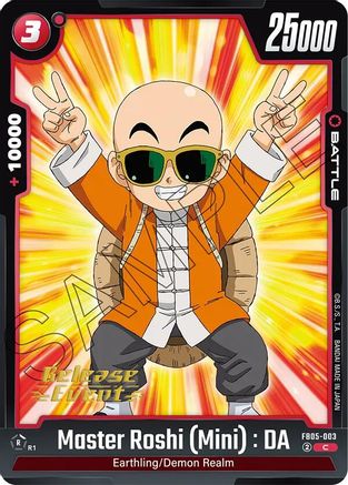 Master Roshi (Mini) : DA (FB05-003) - New Adventure Release Event Cards