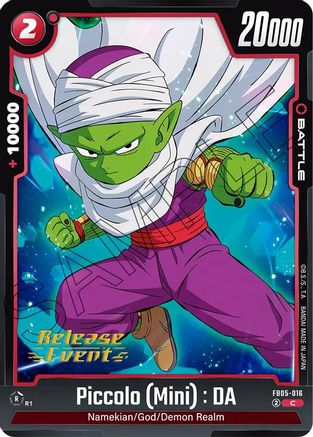 Piccolo (Mini) : DA (FB05-016) - New Adventure Release Event Cards