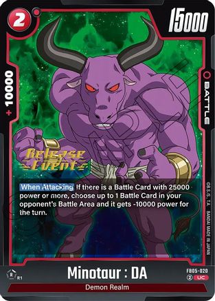 Minotaur : DA (FB05-020) - New Adventure Release Event Cards