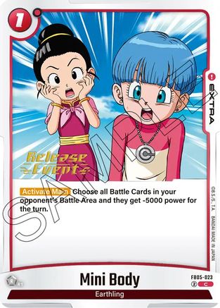 Mini Body (FB05-023) - New Adventure Release Event Cards