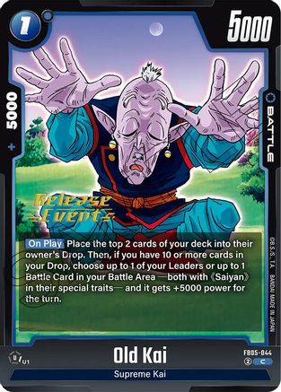 Old Kai (FB05-044) - New Adventure Release Event Cards