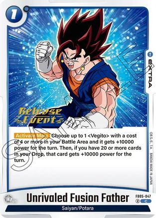 Unrivaled Fusion Father (FB05-047) - New Adventure Release Event Cards