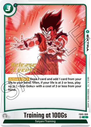 Training at 100Gs (FB05-069) - New Adventure Release Event Cards