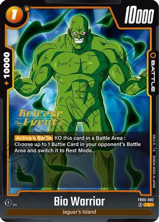 Bio Warrior (FB05-082) - New Adventure Release Event Cards
