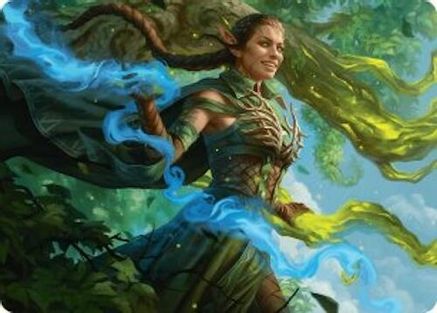 Nissa, Worldsoul Speaker Art Card (AADFT-031) - Art Series: Aetherdrift