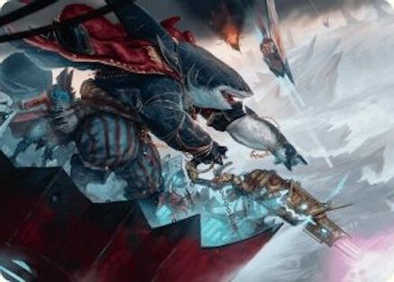 Captain Howler, Sea Scourge Art Card (16/54) (AADFT-016) - Art Series: Aetherdrift