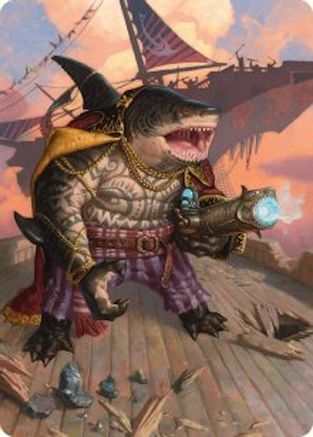 Captain Howler, Sea Scourge Art Card (4/54) (AADFT-004) - Art Series: Aetherdrift