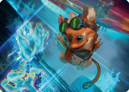 Loot, the Pathfinder Art Card (Gold-Stamped Signature) (AADFT-022) - Art Series: Aetherdrift