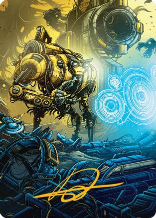 Mendicant Core, Guidelight Art Card (1/54) (Gold-Stamped Signature) (AADFT-001) - Art Series: Aetherdrift