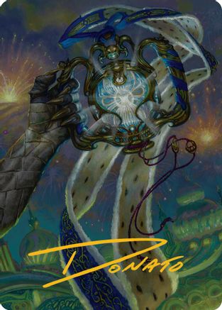 The Aetherspark Art Card (Gold-Stamped Signature) (AADFT-029) - Art Series: Aetherdrift
