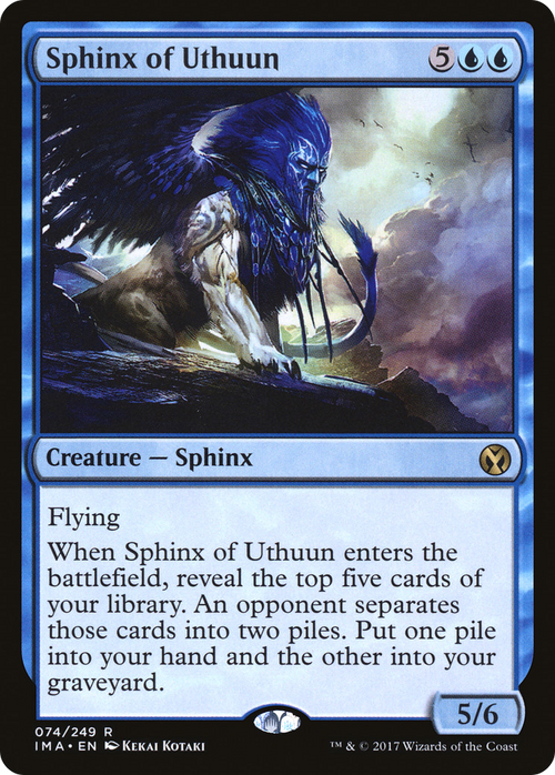 Sphinx of Uthuun (IMA-074) - Iconic Masters Foil