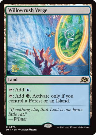 Willowrush Verge (PRE-270) - Prerelease Cards Foil