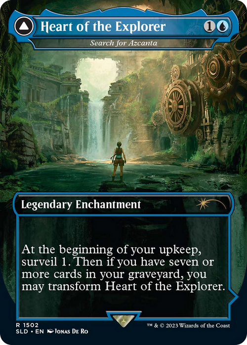 Heart of the Explorer - Search for Azcanta (SLD-1502) - Secret Lair Drop (Borderless) Foil