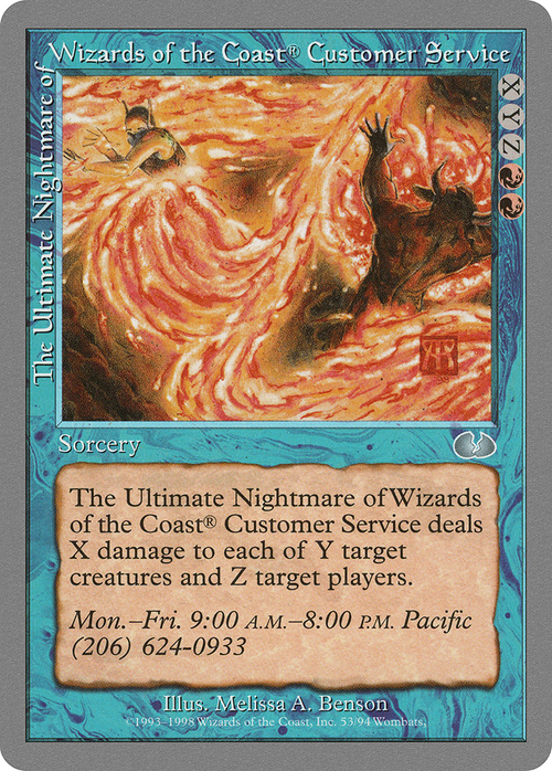 The Ultimate Nightmare of Wizards of the Coast Customer Service (UGL-053) - Unglued