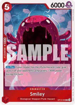 Smiley (OP10-009) - Royal Blood Foil