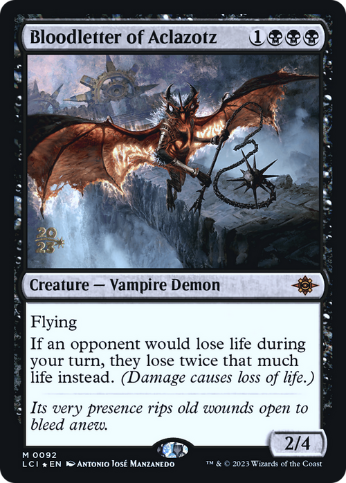 Bloodletter of Aclazotz (PRE-092) - The Lost Caverns of Ixalan Promos Foil