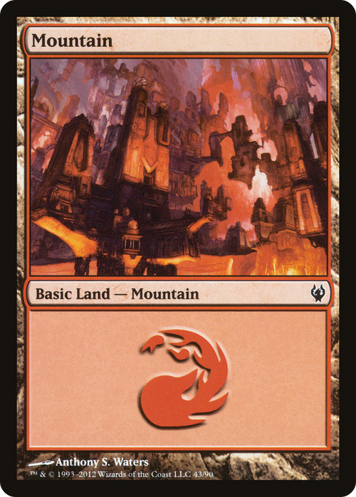 Mountain (43) (DDJ-043) - Duel Decks: Izzet vs. Golgari
