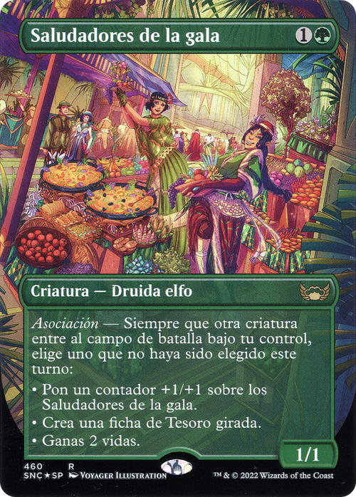 Gala Greeters (Spanish) (UMP-460) - Streets of New Capenna (Borderless) Foil
