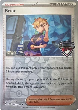 Briar (Regional Championship) [Staff] 132/142  - Reverse Holofoil League & Championship Cards - Uncommon