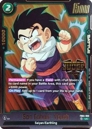 Son Gohan : Youth (Judge Pack (Store Judge) 03) (FB04-060) - Tournament and Championship Promos Holofoil