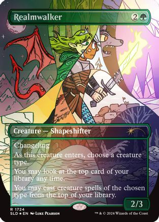 Realmwalker (Rainbow Foil) (SLD-1724) - Secret Lair Drop Series Foil