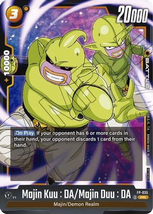 Majin Kuu : DA/Majin Duu : DA (FP-035) - Tournament and Championship Promos