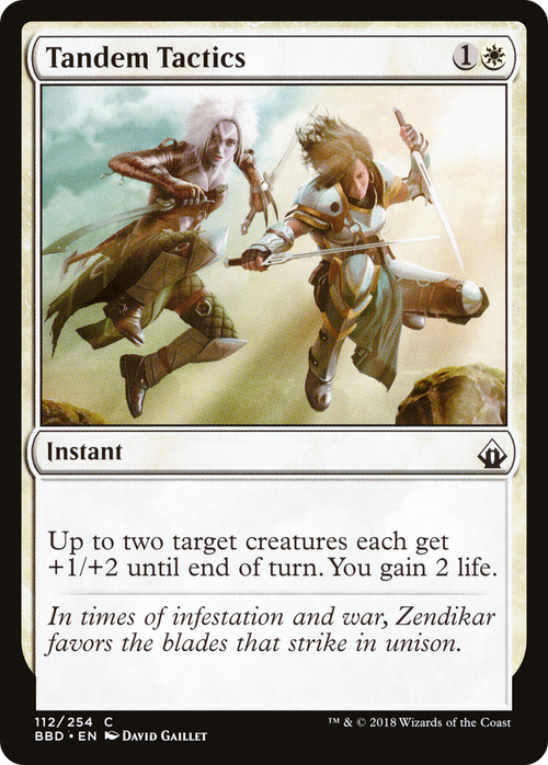 Tandem Tactics (BBD-112) - Battlebond Foil