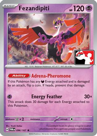 Fezandipiti 096  Prize Pack Series Cards - Rare