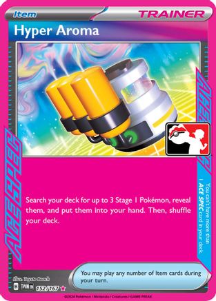 Hyper Aroma 152/167  - Holofoil Prize Pack Series Cards - ACE SPEC Rare