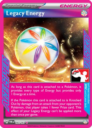 Legacy Energy 167/167  - Holofoil Prize Pack Series Cards - ACE SPEC Rare