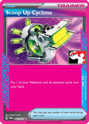 Scoop Up Cyclone 162/167  - Holofoil Prize Pack Series Cards - ACE SPEC Rare