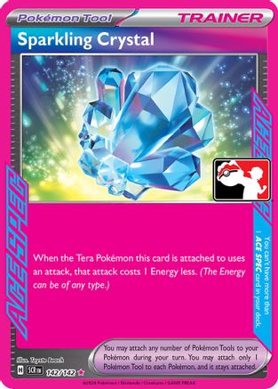 Sparkling Crystal 142/142  - Holofoil Prize Pack Series Cards - ACE SPEC Rare