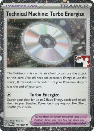 Technical Machine: Turbo Energize 179/182  - Holofoil Prize Pack Series Cards - Uncommon