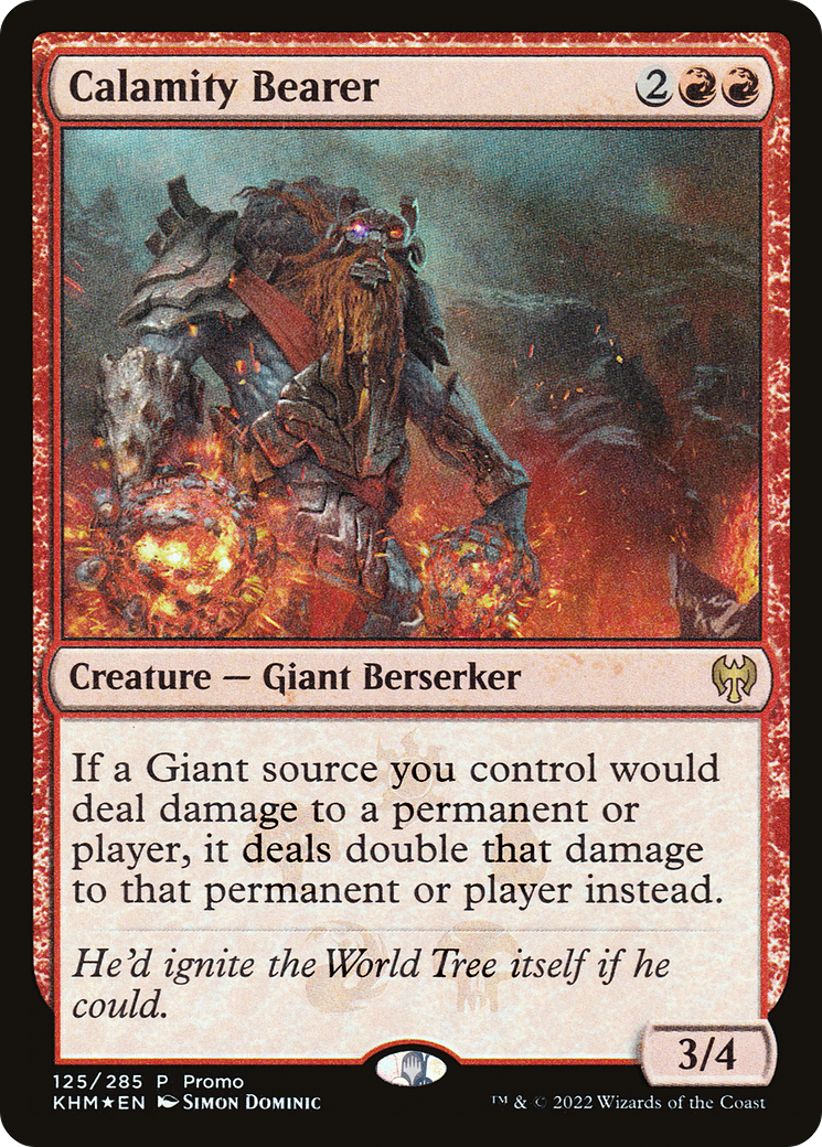 Calamity Bearer (MEDIA-125) - Kaldheim Promos Foil