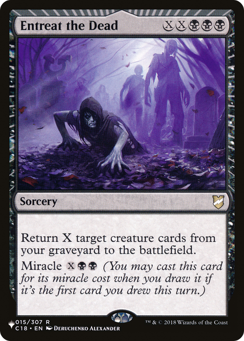 Entreat the Dead (LIST-C18-15) - The List: (miracle)