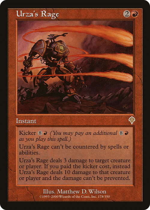 Urza's Rage (INV-178) - Invasion