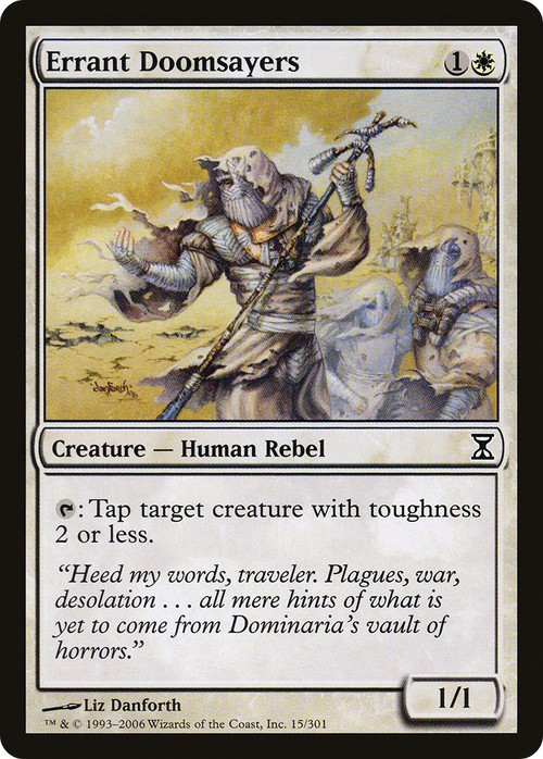 Errant Doomsayers (TSP-015) - Time Spiral Foil