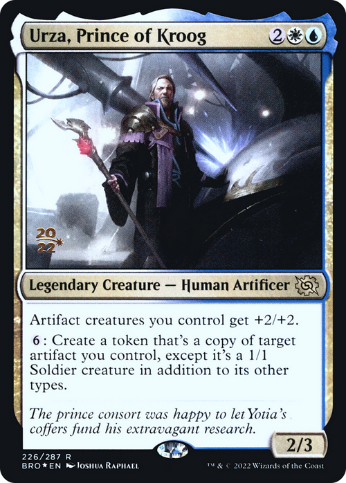 Urza, Prince of Kroog (PRE-226) - The Brothers' War Promos Foil