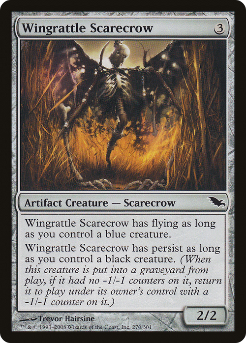 Wingrattle Scarecrow (SHM-270) - Shadowmoor Foil