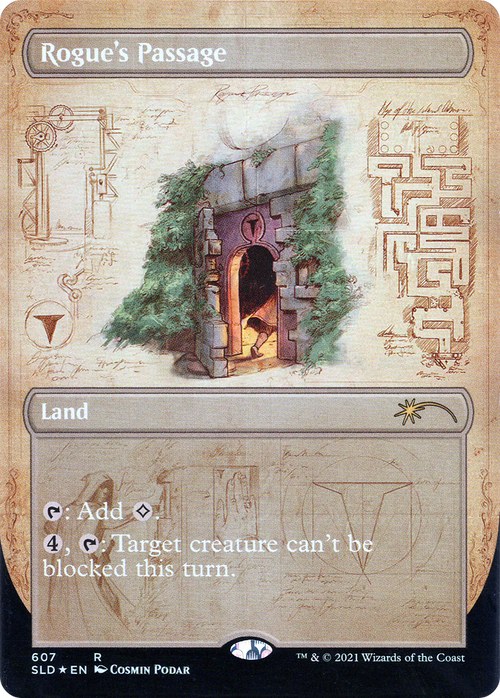 Rogue's Passage (SLD-607) - Secret Lair Drop (Borderless) Foil