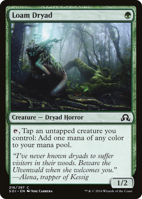 Loam Dryad (SOI-216) - Shadows over Innistrad Foil