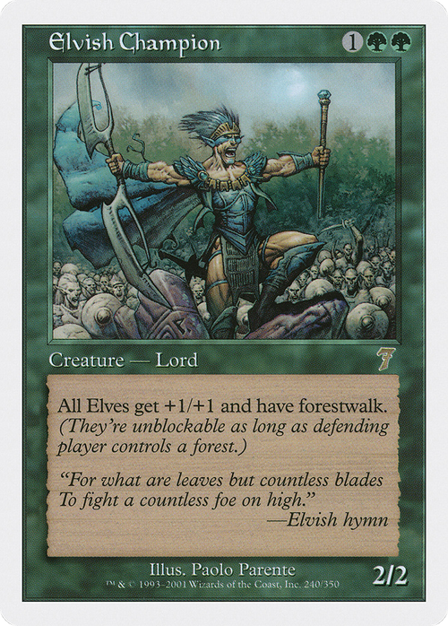 Elvish Champion (7ED-240) - 7th Edition Foil
