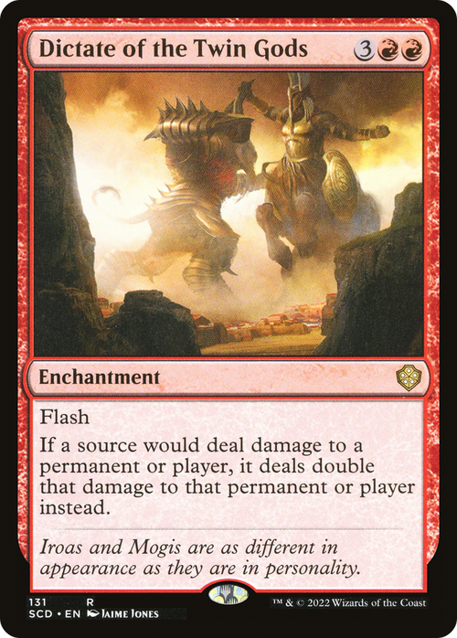 Dictate of the Twin Gods (SCD-131) - Starter Commander Decks
