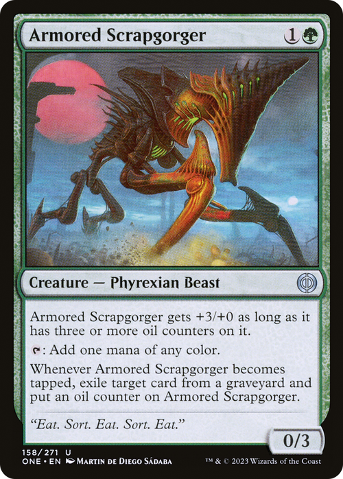 Armored Scrapgorger (ONE-158) - Phyrexia: All Will Be One