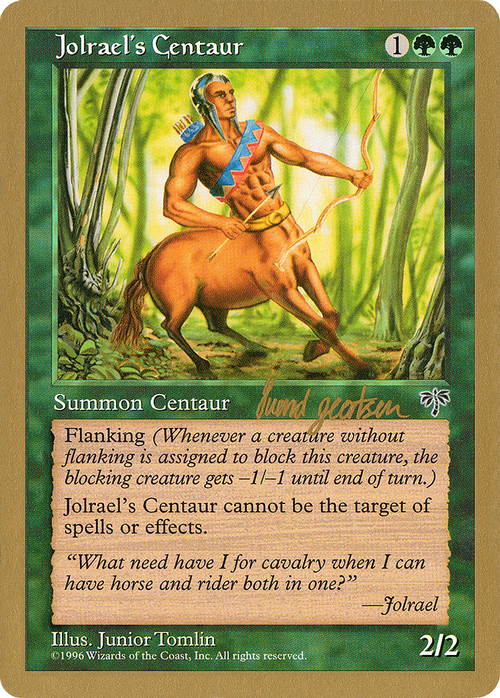 Jolrael's Centaur - 1997 Svend Geertsen (MIR) (WCD-) - World Championship Decks 1997