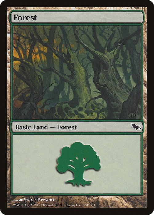 Forest (301) (SHM-301) - Shadowmoor Foil