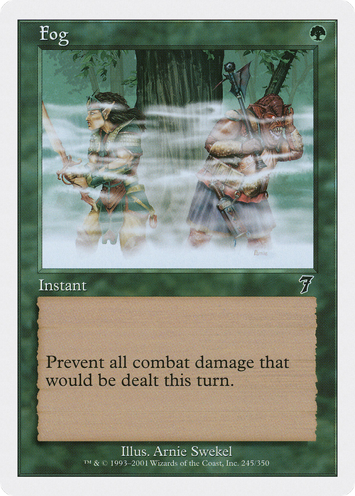 Fog (7ED-245) - 7th Edition Foil