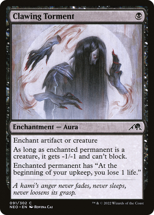 Clawing Torment (NEO-091) - Kamigawa: Neon Dynasty